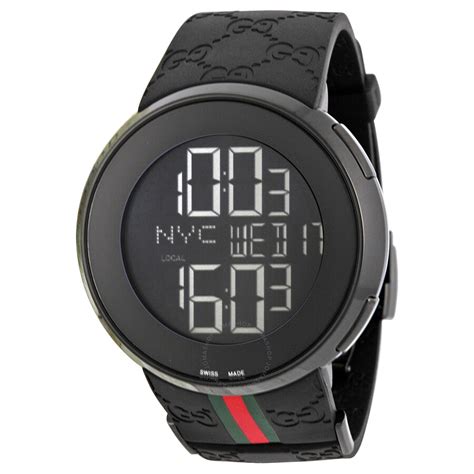 gucci mens watch digital|Gucci interchangeable watch.